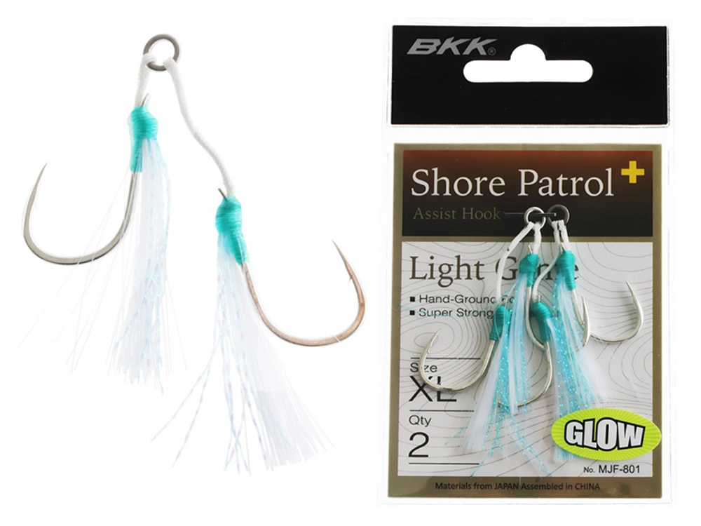 BKK MJF-801 Shore Patrol Plus Jig Assist Hooks XL BKK MJF-801 Shore Patrol Plus Jig Assist Hooks XL