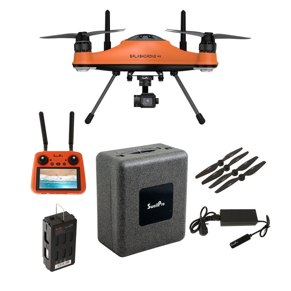 SwellPro SplashDrone SD4 Plus Enterprise Waterproof Fishing Drone with 4K Camera 7km Range