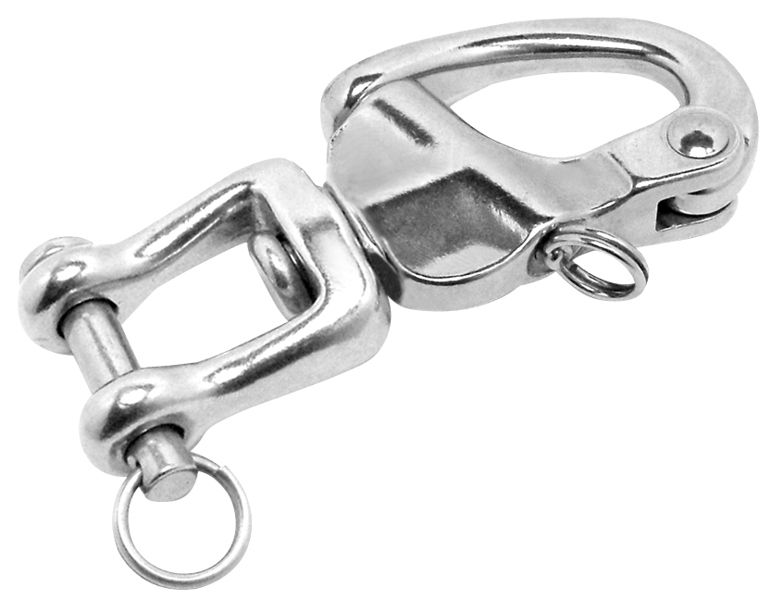 Sinox S2478-2 Stainless Swivel Snap Shackle with Clevis Pin 16mm