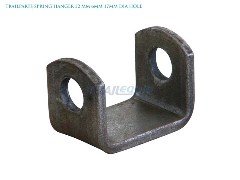 Trailparts Spring Hanger 52mm x 6mm x 17mm Diameter Hole