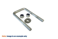 Trailparts U-Bolts Square 165mm Length x 65mm Width Inside x M12 Diameter Galvanised Thumbnail Trailparts U-Bolts Square 165mm Length x 65mm Width Inside x M12 Diameter Galvanised