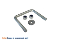 Trailparts U-Bolts Square 88mm Length x 104mm Width Inside x M12 Diameter Galvanised Thumbnail Trailparts U-Bolts Square 88mm Length x 104mm Width Inside x M12 Diameter Galvanised