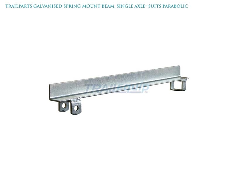 Trailparts Galvanised Spring Mount Beam Single Axle for Parabolic