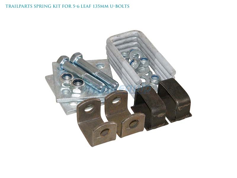 Trailparts Spring Kit for 5-6 Leaf 135mm U-Bolts