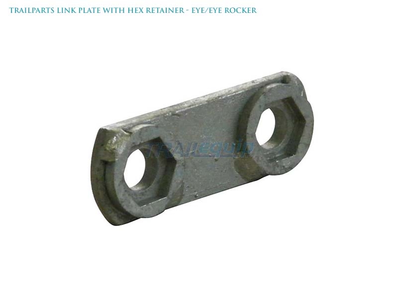 Trailparts Link Plate with Hex Retainer - Eye/Eye Rocker