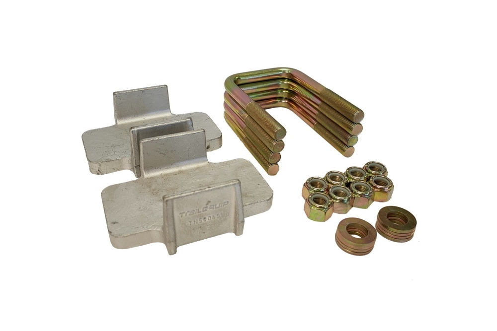 Trailparts 65mm U-Bolt and Axle Seat Kit Timbren