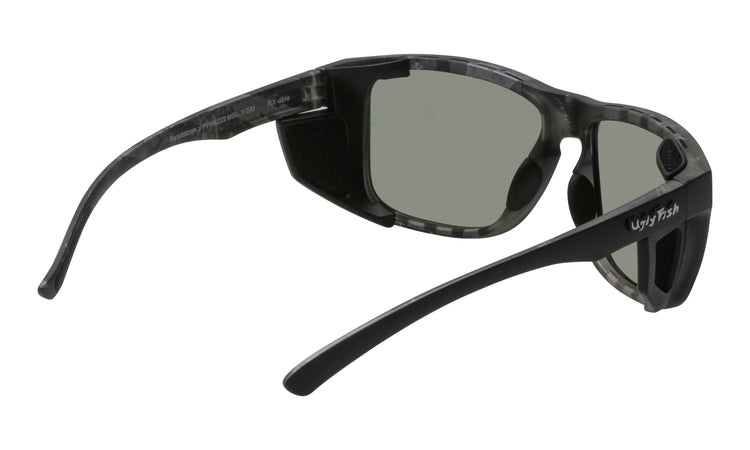 Ugly Fish Sandstorm PPH8222 Polarised Sunglasses Matte Black Frame Brown/Smoke Photochromic Lens