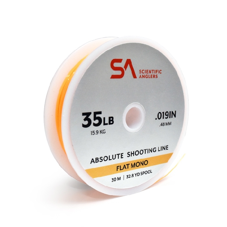 Scientific Anglers Absolute Shooting Line Flat Mono 35lb 30m