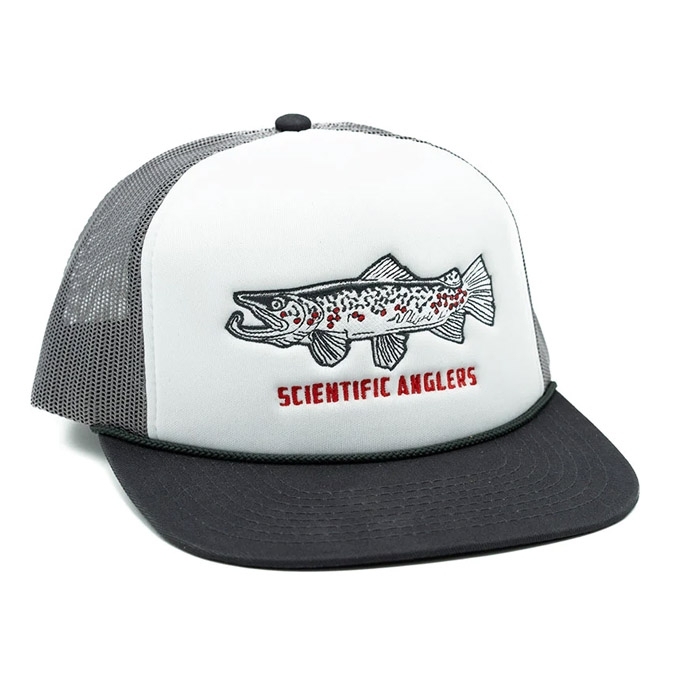 Scientific Anglers Stockton Brown Trout Char/White Trucker Cap