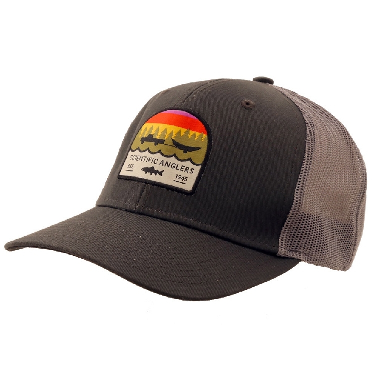 Scientific Anglers Trout Patch Loden/Black Flat Brim Cap