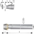VETUS Duplex Stainless Steel Propeller Shaft 45mm Thread 1m