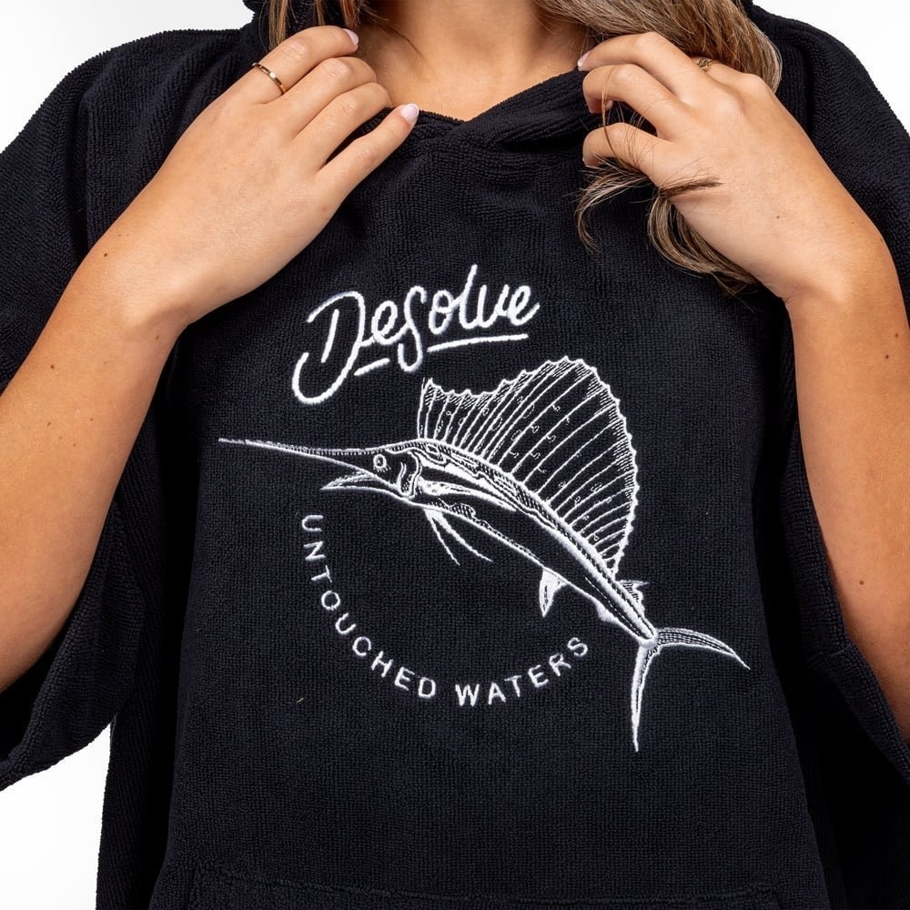 Desolve Sail Womens Beach Towel Poncho