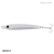 Samaki Torpedo V2 Spinner Lure 20g Pearl White