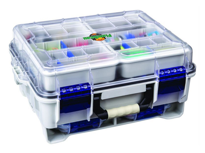 Flambeau Waterproof Satchel 3000 with 2 Tuff Tainers - Missing dividers