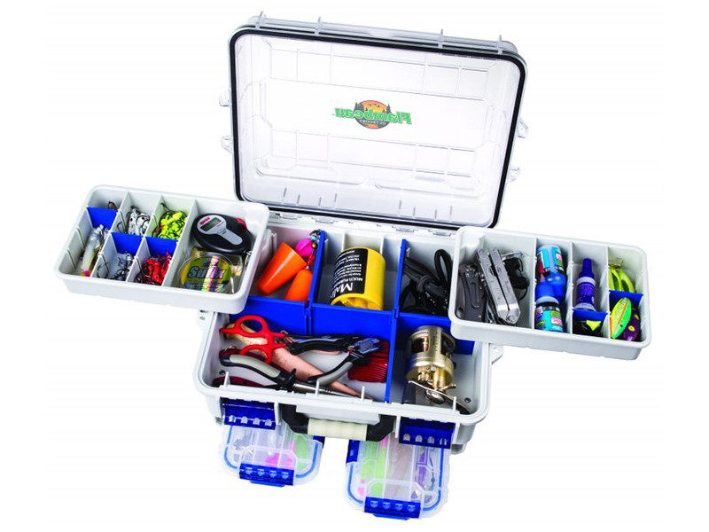 Flambeau Waterproof Satchel 3000 with 2 Tuff Tainers - Missing dividers