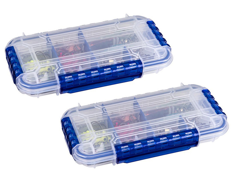 Flambeau Waterproof Satchel 3000 with 2 Tuff Tainers - Missing dividers