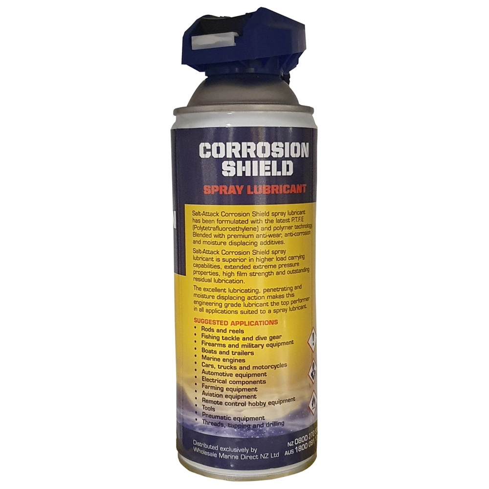 Salt Attack Corrosion Shield Lubricant Spray 300g Salt Attack Corrosion Shield Lubricant Spray 300g