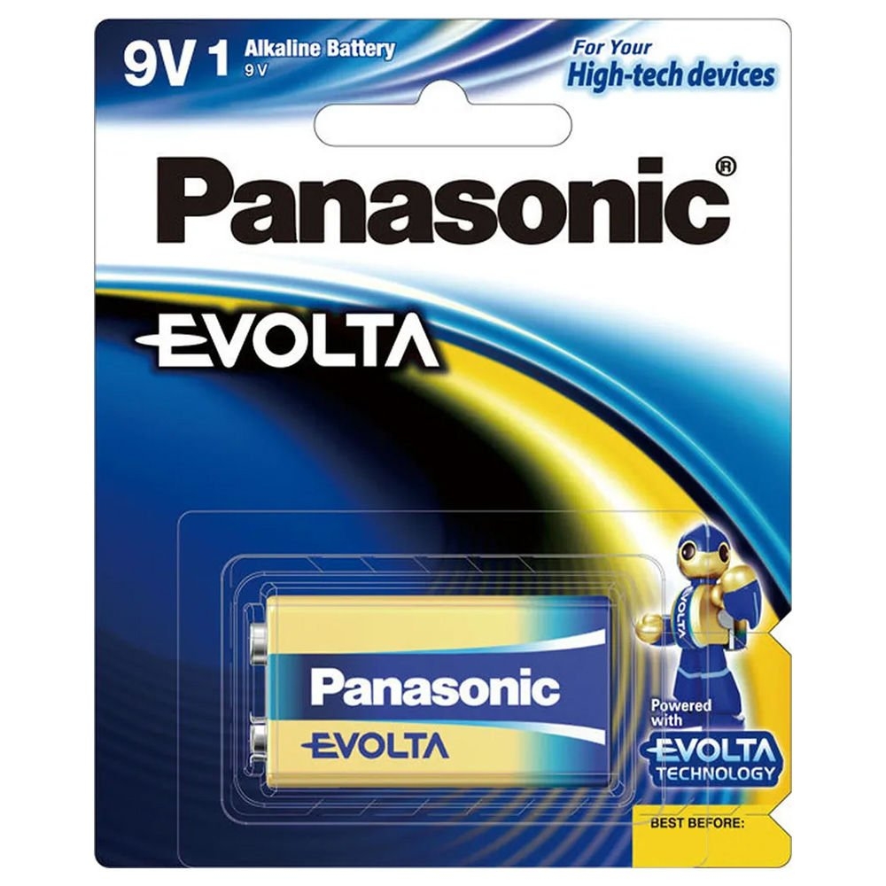 Panasonic EVOLTA Premium Alkaline Batteries 9V