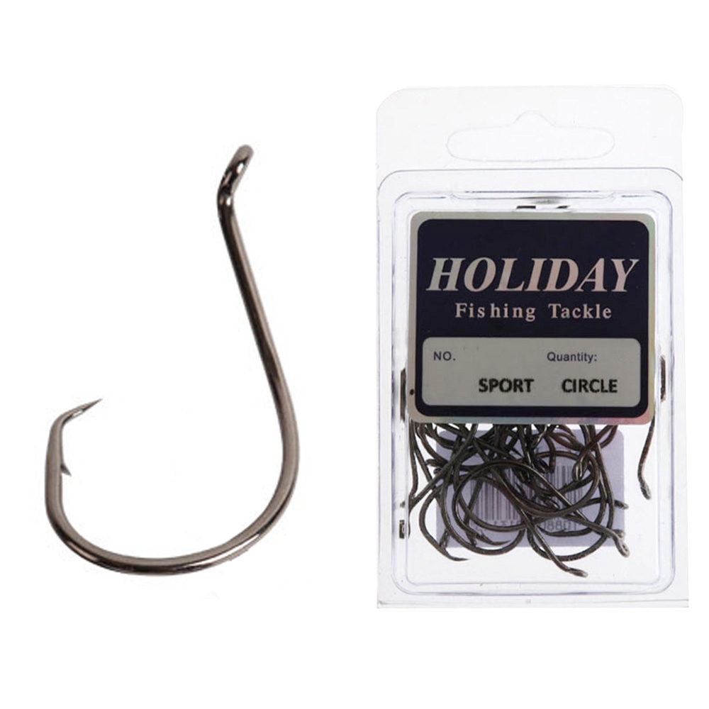 Holiday Sport Circle Hooks Bulk Pack