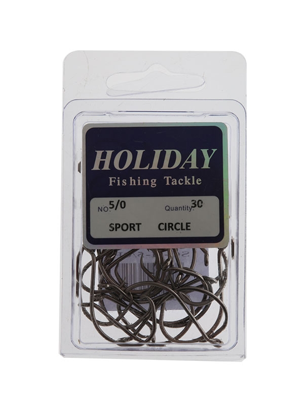 Holiday Sport Circle Hooks Bulk Pack
