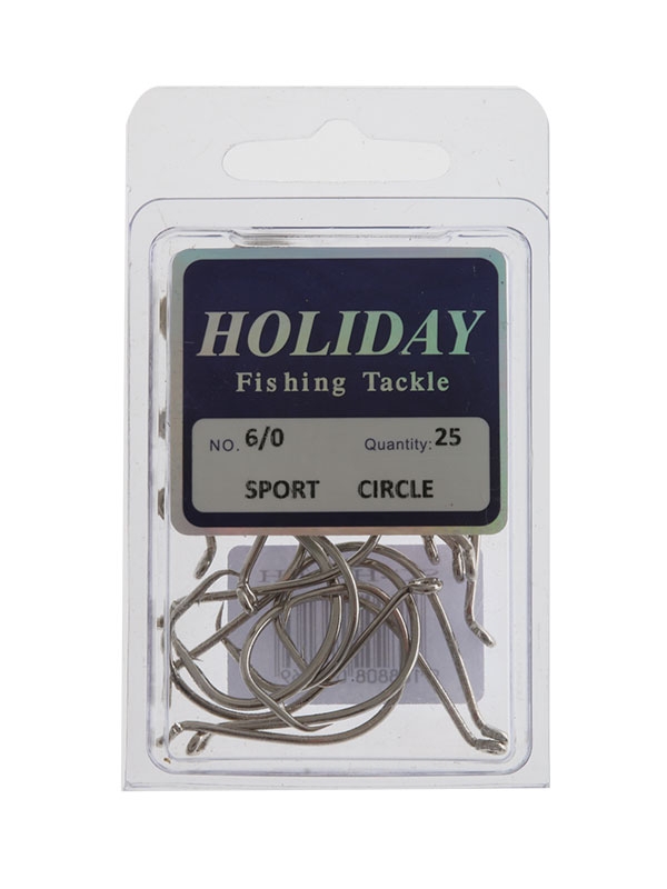 Holiday Sport Circle Hooks Bulk Pack