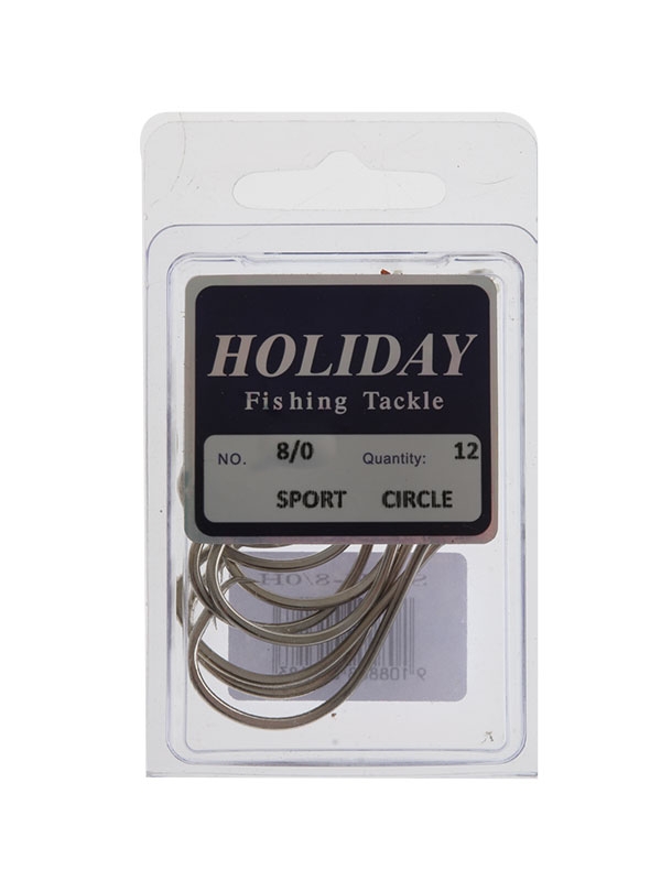 Holiday Sport Circle Hooks Bulk Pack