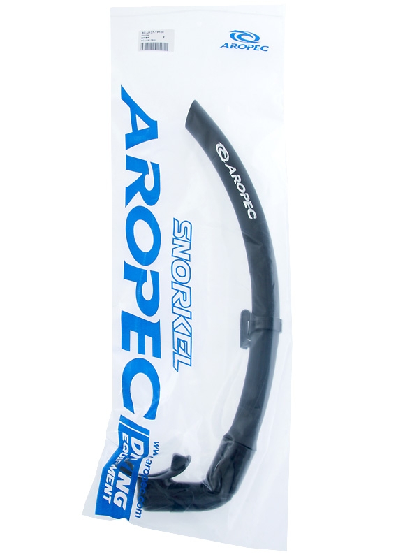 Aropec Floating Spearo Snorkel Black