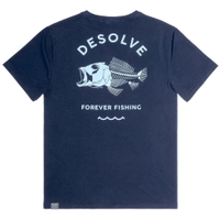 Desolve Scale Mens T-Shirt Navy Medium Thumbnail Desolve Scale Mens T-Shirt Navy Medium