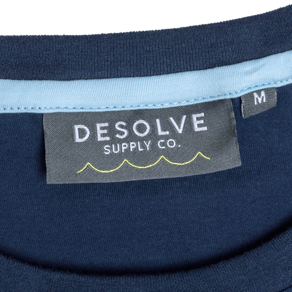 Desolve Scale Mens T-Shirt Navy Medium