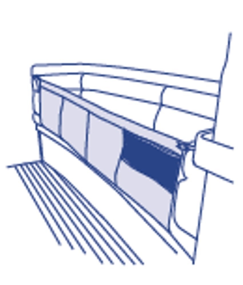 Blue Performance Bunk Net Lee Cloth 1700 x 530mm