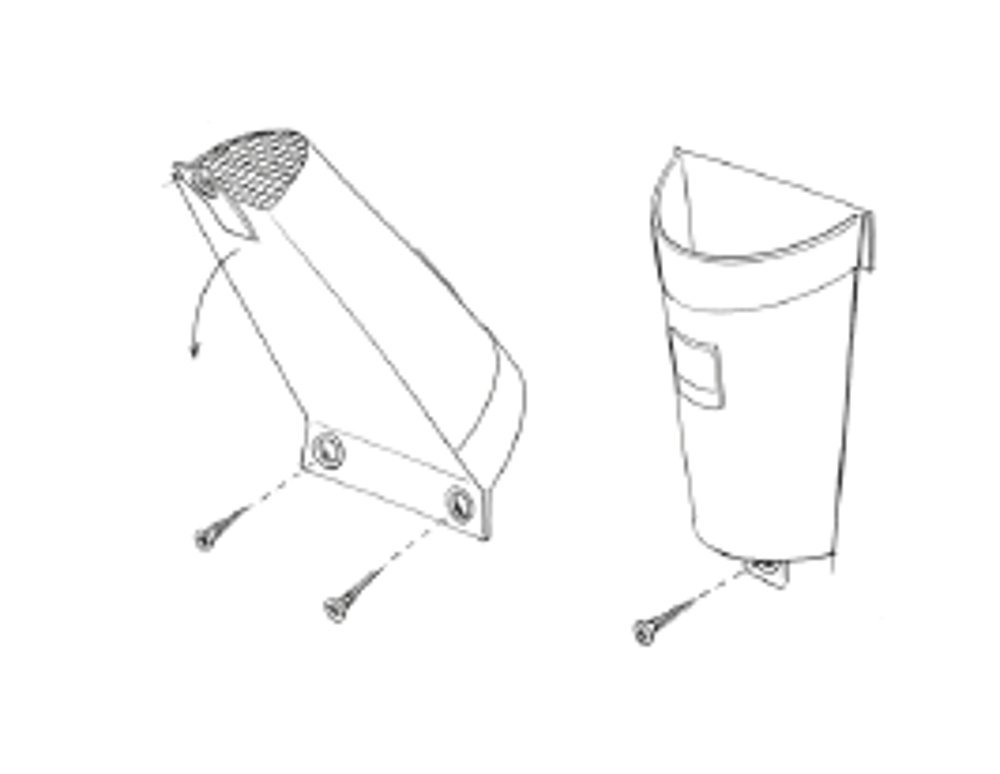 Blue Performance Winch Handle Pocket Small 240 x 90 x 70mm