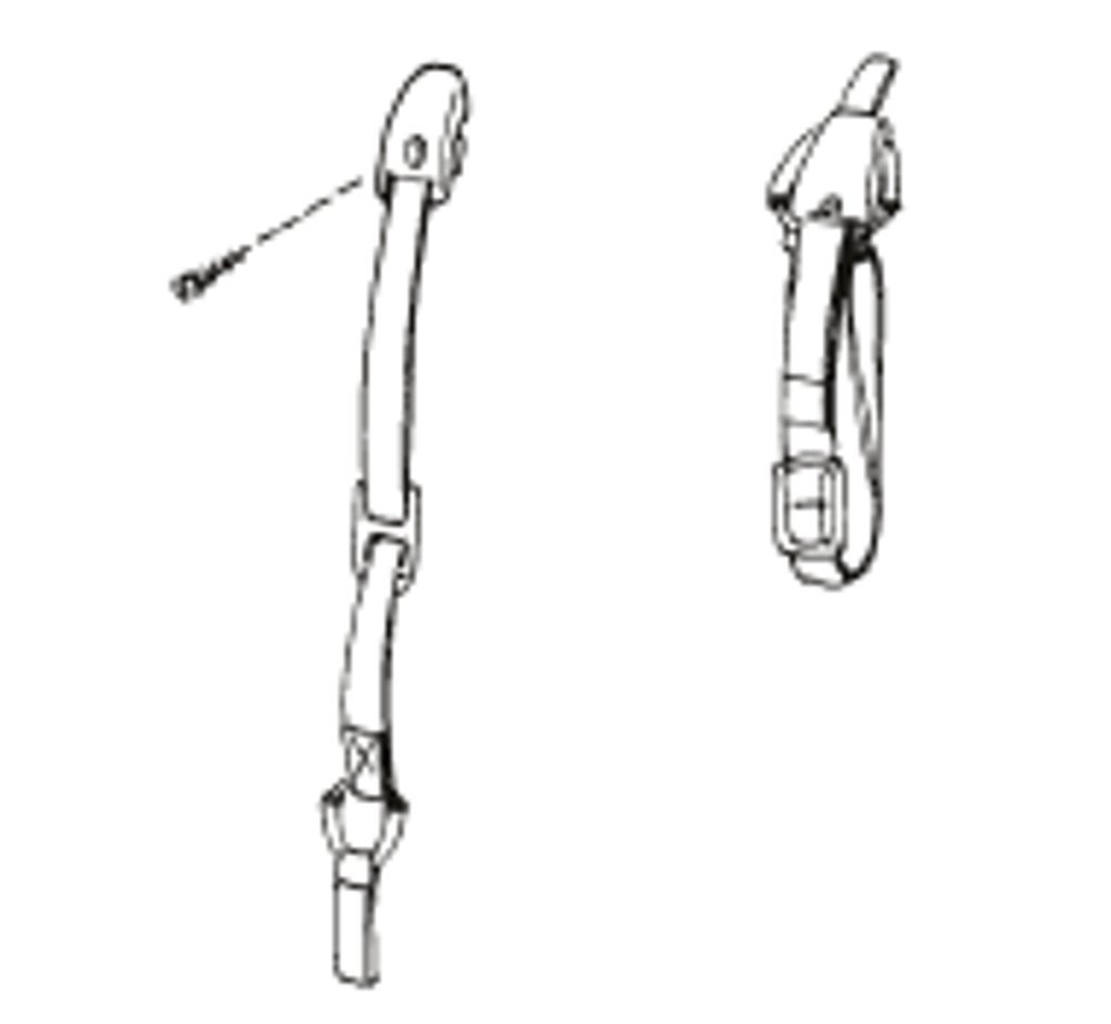 Blue Performance Rope Clips Qty 2