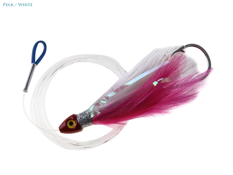 Black Magic Saltwater Chicken Feathered Game Lure 85mm Double Hook