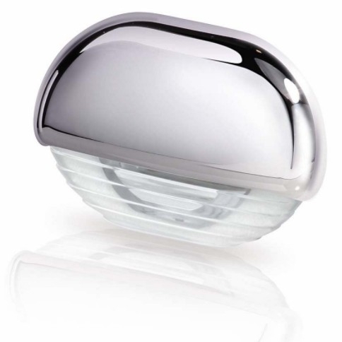 Hella Marine Easy Fit Gen 2 Step Lamp 12-24v 0.5w White LED Chrome Plated Plastic Cap