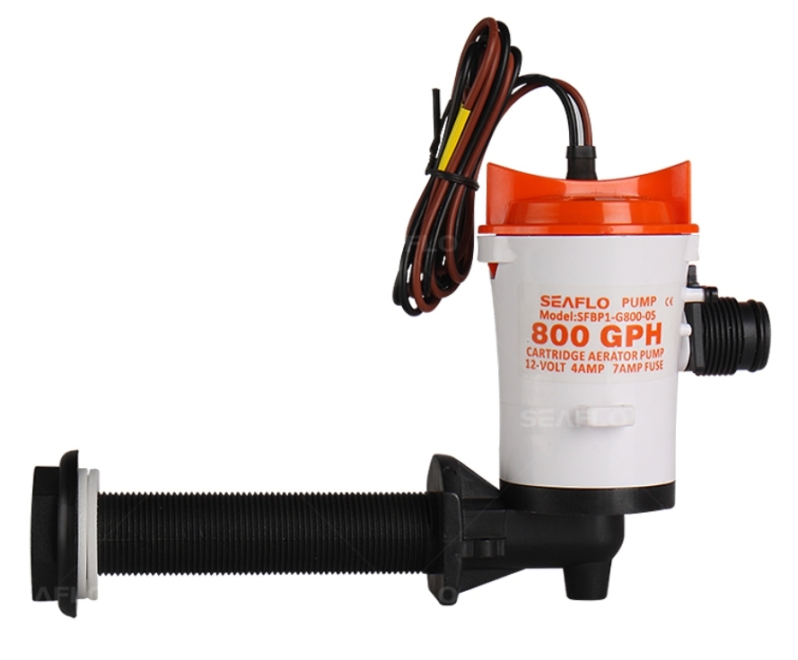 Seaflo Horizontal Livewell Live Bait Pump 12V
