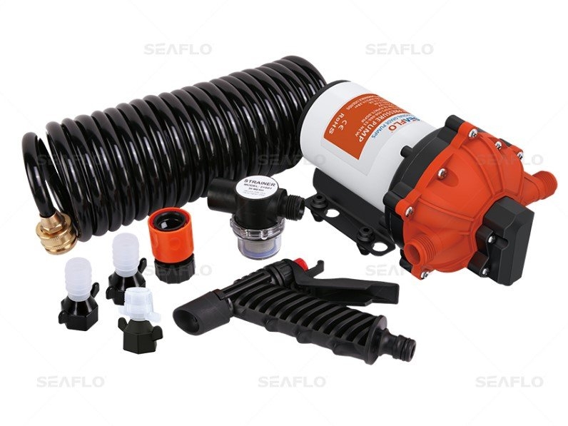Seaflo 5 Chamber Washdown Pump Kit 19.7LPM 70PSI 12V