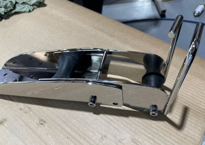 Manson Stainless Steel Bow Roller with Carriage for Supreme Anchors 35/45/60lb