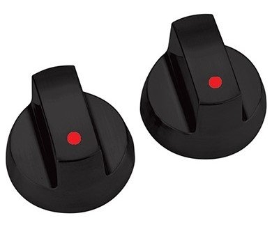 Gasmate BBQ Control Knobs Black Qty 2