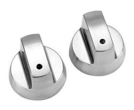Gasmate BBQ Control Knobs Chrome Qty 2