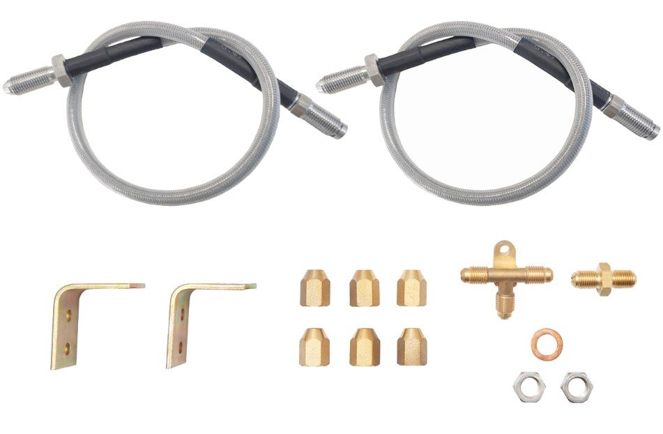 Trojan Stainless Steel Single Axle Hose Kit