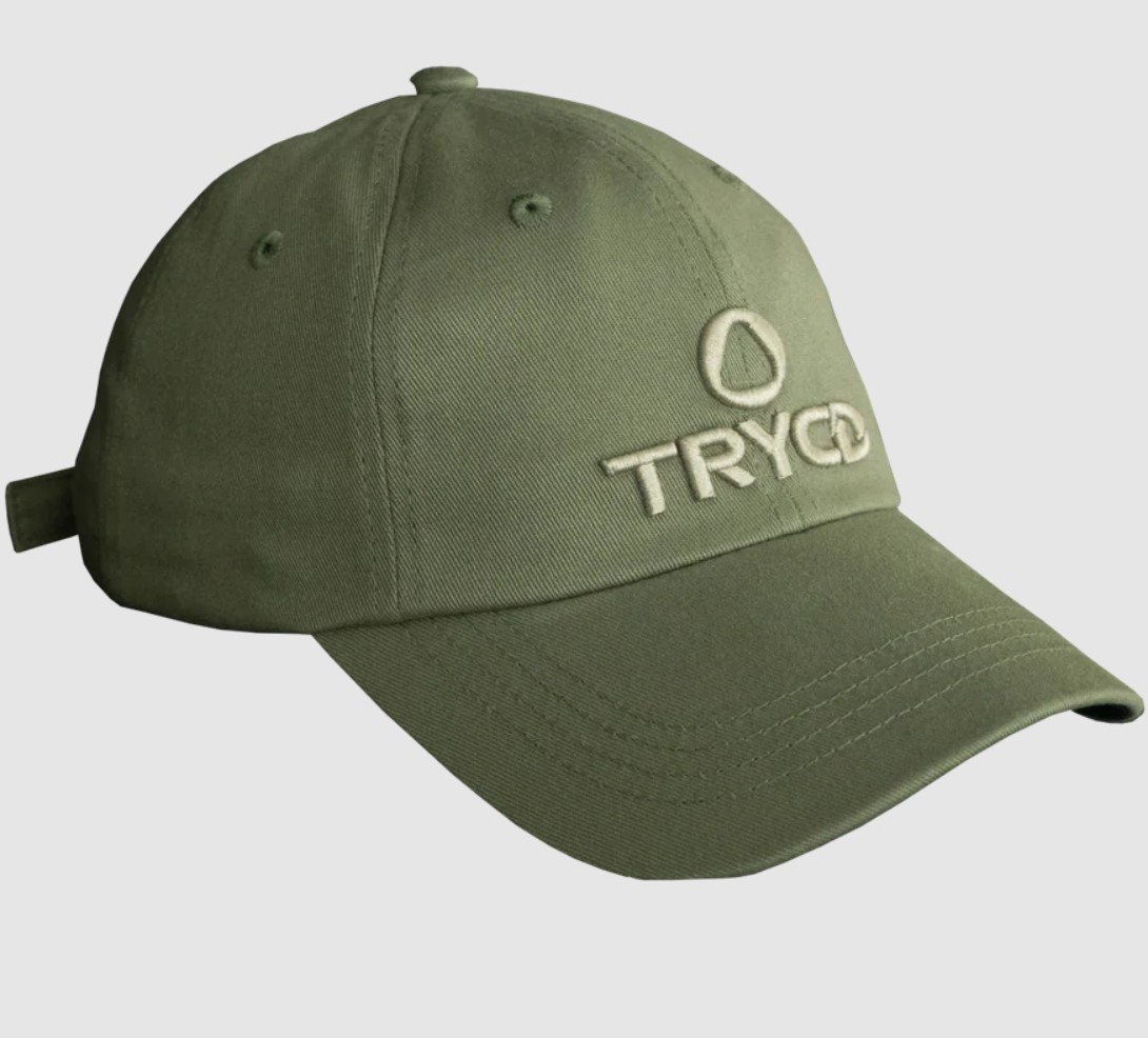 TRYCD Premium 3D Logo Cap Olive