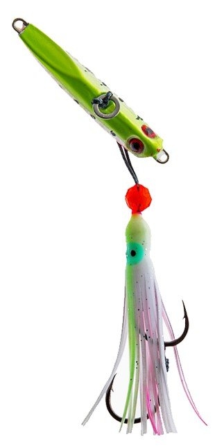 Ocean Angler Jitterbug Inchiku Lure 100g Lime Pickle