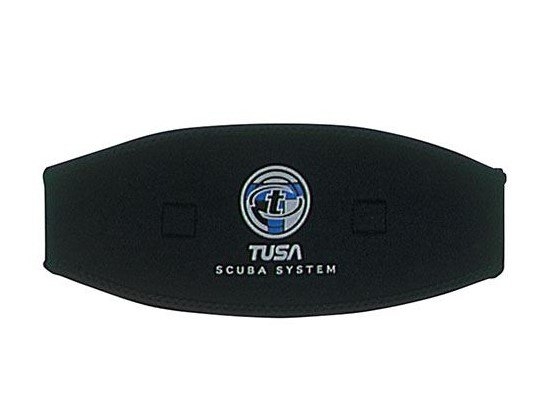 TUSA Pro Neoprene Dive Mask Strap Cover Black