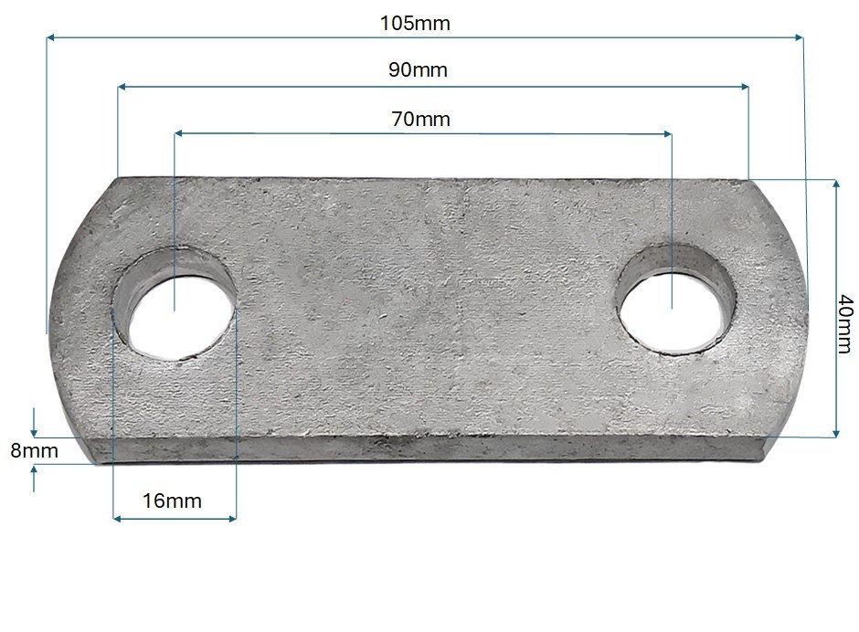 Trojan Tandem Leaf Spring Link Plate
