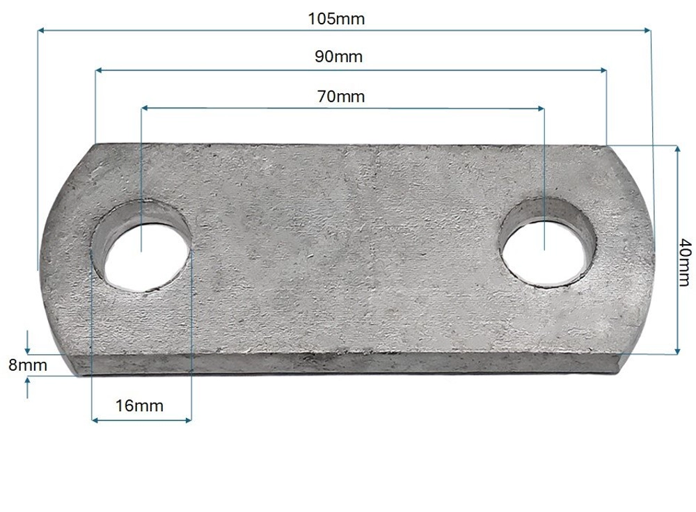 Trojan Tandem Leaf Spring Link Plate Trojan Tandem Leaf Spring Link Plate