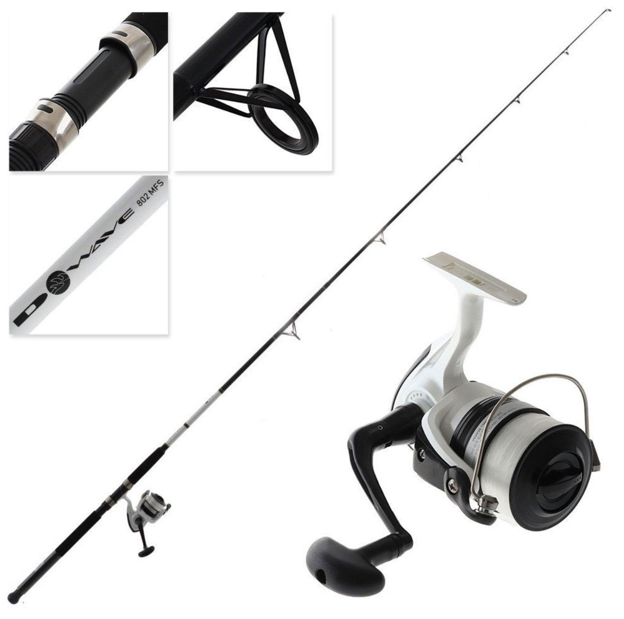 Daiwa D-Wave 4000 Combo with Tackle Essentials Package 8ft 15-25lb 2pc