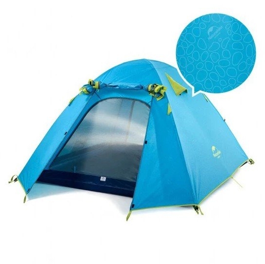 Naturehike P-Series 4P Dome Tent Blue