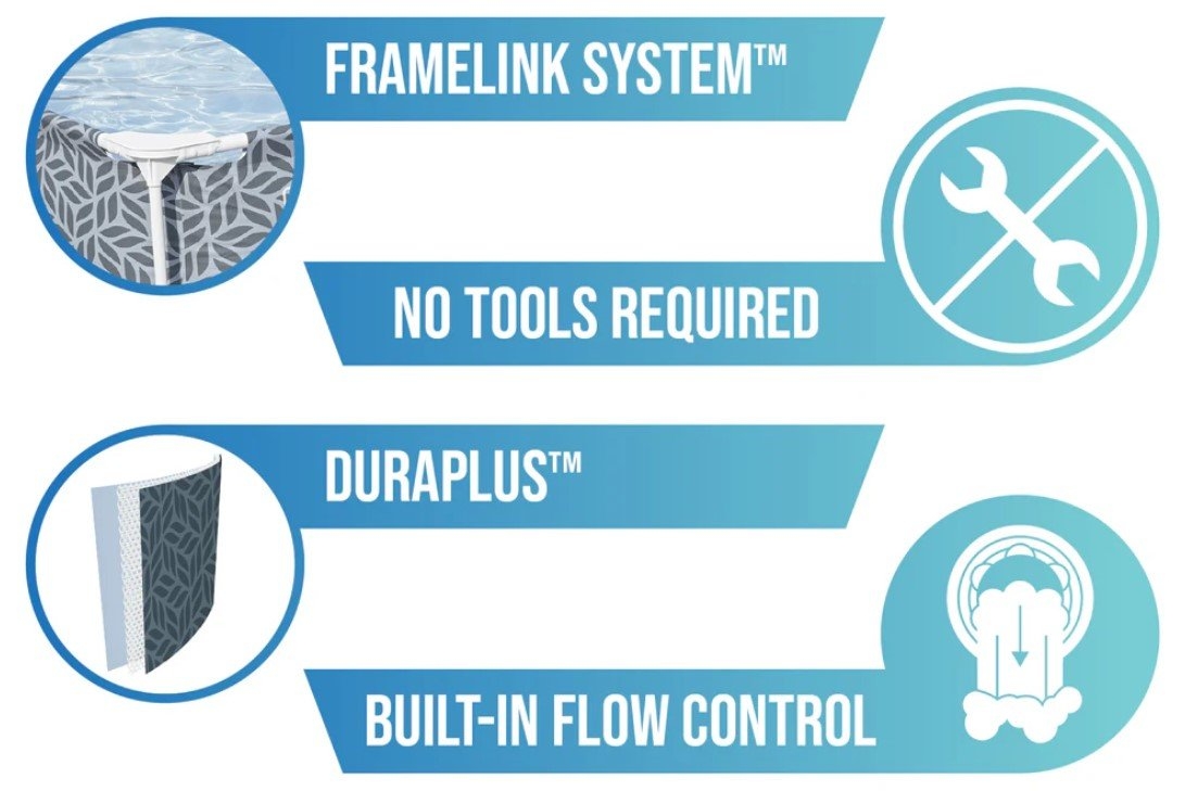 Bestway Steel Pro Above Ground Pool Set 3.66m 4000L