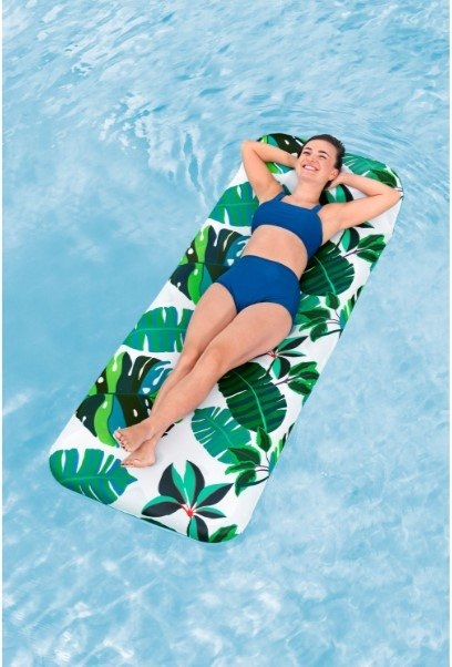 Bestway Blissful Drifter Fabric Inflatable Lilo Pool Float 171cm
