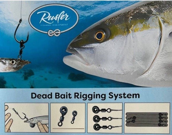 Rusler Dead Swim Bait Trolling Rig Kit